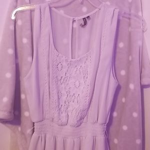 Sleeveless White Dress